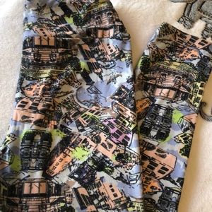 OS LuLaRoe Leggings “Italy” landmarks